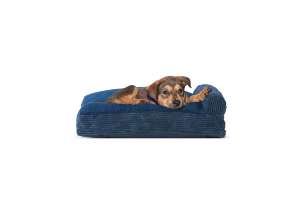 Chaise Lounge Dog Bed - Faux Fleece & Corduroy - Image 18