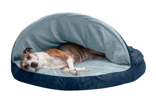 Snuggery Burrow Dog Bed - Microvelvet - Image 63