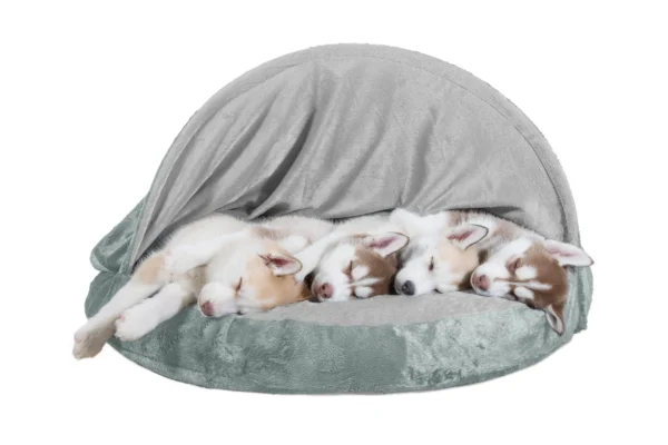 Snuggery Burrow Dog Bed - Microvelvet - Image 34