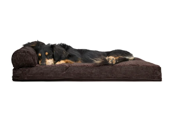 Chaise Lounge Dog Bed - Faux Fleece & Corduroy - Image 17