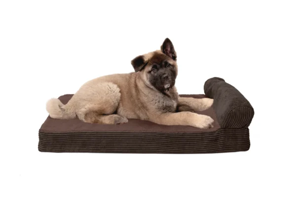 Chaise Lounge Dog Bed - Faux Fleece & Corduroy - Image 50