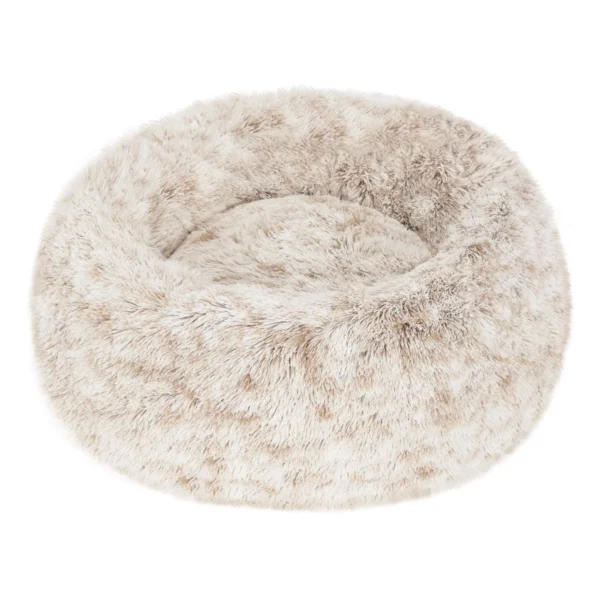 Calming Cuddler Long Fur Donut Dog Bed - Image 29