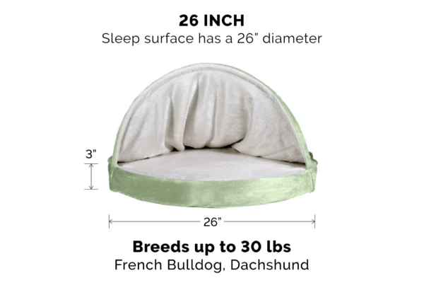 Snuggery Burrow Dog Bed - Microvelvet - Image 5