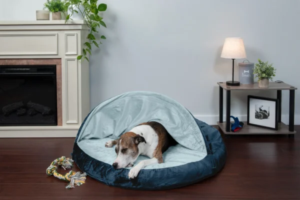 Snuggery Burrow Dog Bed - Microvelvet - Image 17