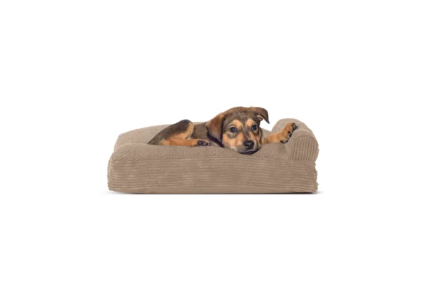 Chaise Lounge Dog Bed - Faux Fleece & Corduroy - Image 19