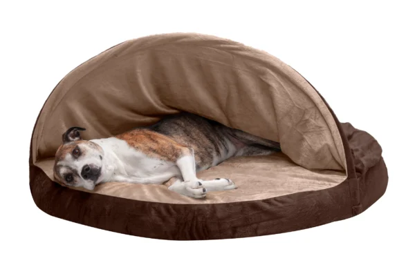 Snuggery Burrow Dog Bed - Microvelvet - Image 55
