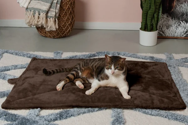 Faux Fur Self-Warming Pet Bed Mat - Image 5