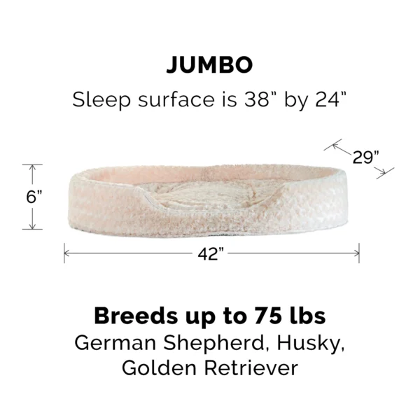 Oval Dog Bed - Ultra Plush - Image 7