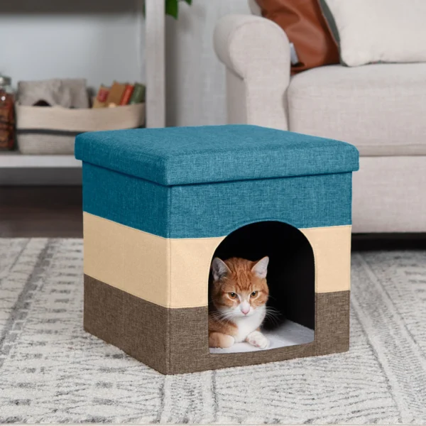 Pet House Footstool Ottoman Hideaway - Image 33