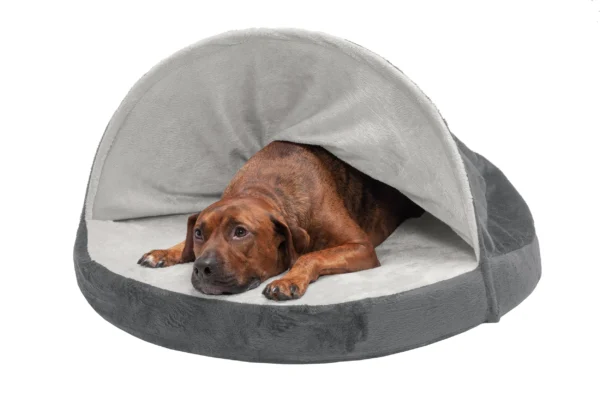 Snuggery Burrow Dog Bed - Microvelvet - Image 50
