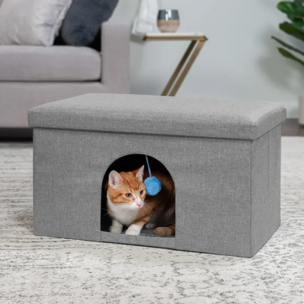 Pet House Footstool Ottoman Hideaway - Image 43