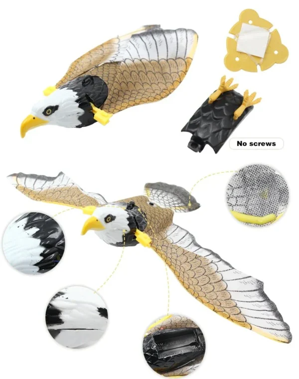 ✨49% OFF - Automatic Moving Simulation Bird Interactive Cat Toy for Indoor Cats - Image 9