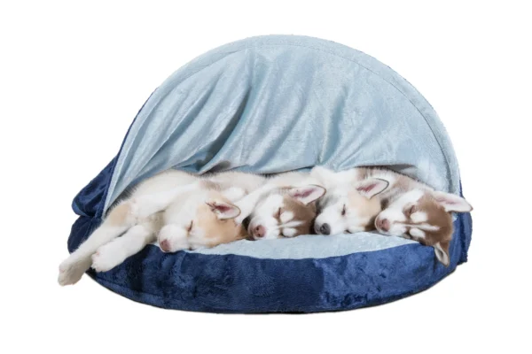 Snuggery Burrow Dog Bed - Microvelvet - Image 30