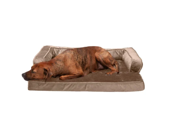Sofa Dog Bed - Plush & Velvet Comfy Couch - Image 33
