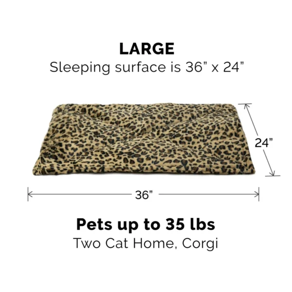Faux Fur Self-Warming Pet Bed Mat - Image 9