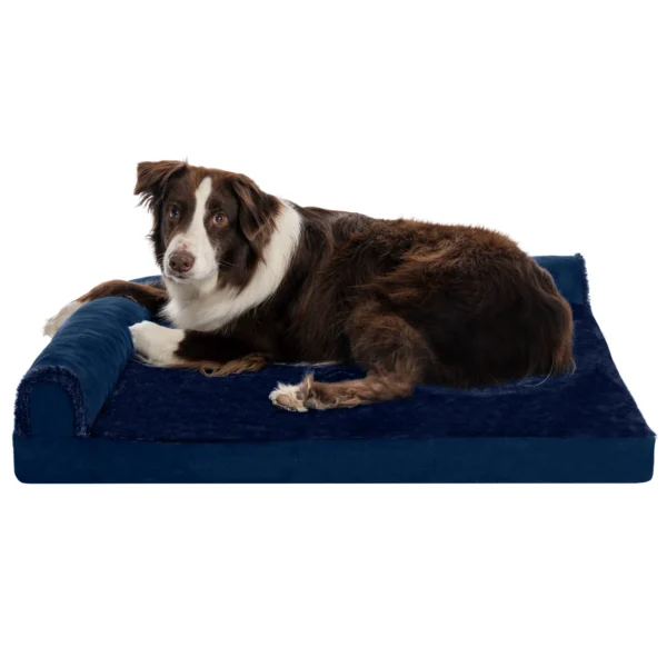 Deluxe Chaise Lounge Dog Bed - Plush & Velvet - Image 20