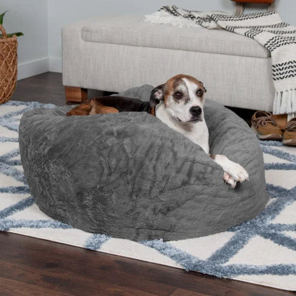 Plush Ball Dog Bed - Image 5
