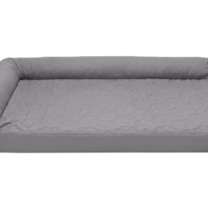 Deluxe Chaise Lounge Dog Bed - Pinsonic Paw Quilted Pet Bed