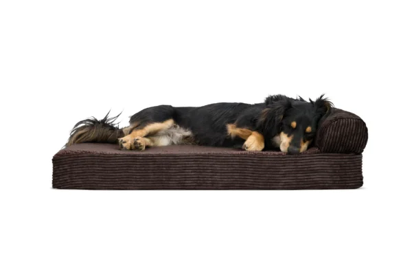 Chaise Lounge Dog Bed - Faux Fleece & Corduroy - Image 28