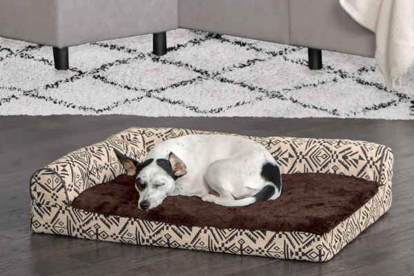 Deluxe Chaise Lounge Dog Bed - Southwest Kilim - Image 11