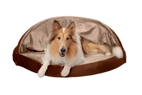 Snuggery Burrow Dog Bed - Microvelvet - Image 23