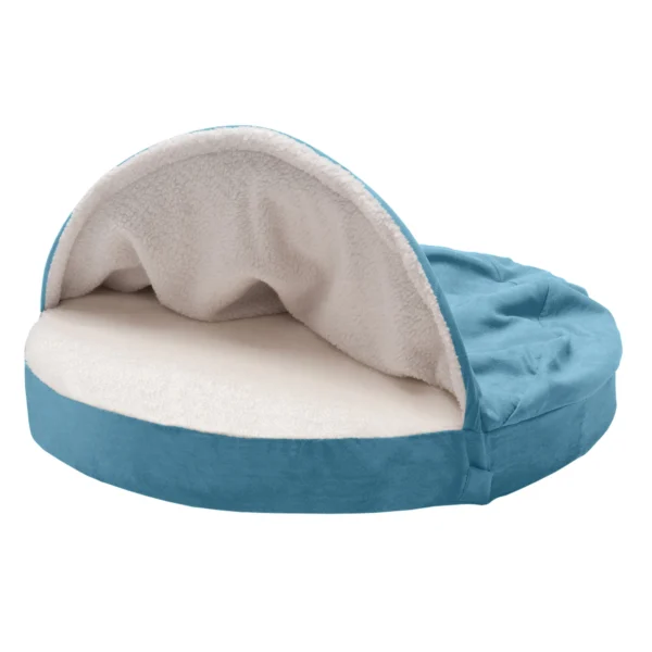 Snuggery Burrow Dog Bed - Faux Sheepskin - Image 16