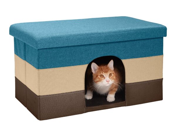 Pet House Footstool Ottoman Hideaway - Image 12
