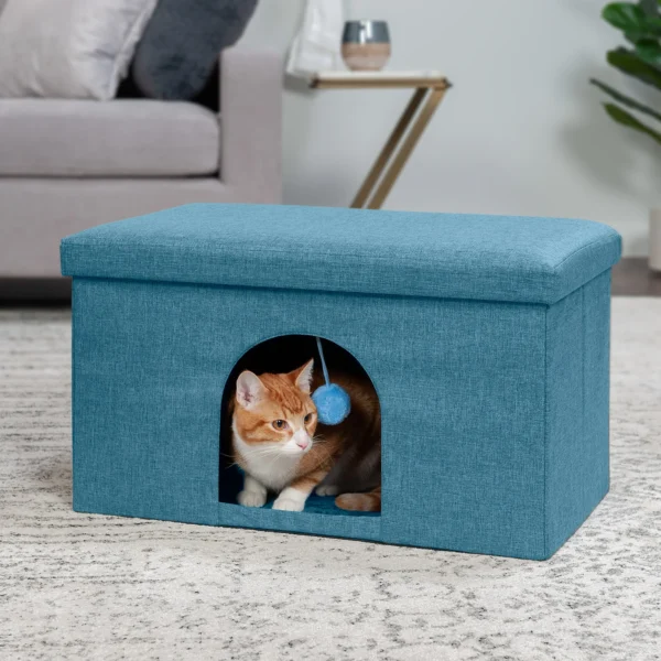 Pet House Footstool Ottoman Hideaway - Image 39