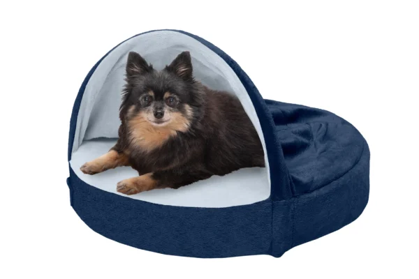 Snuggery Burrow Dog Bed - Microvelvet - Image 44